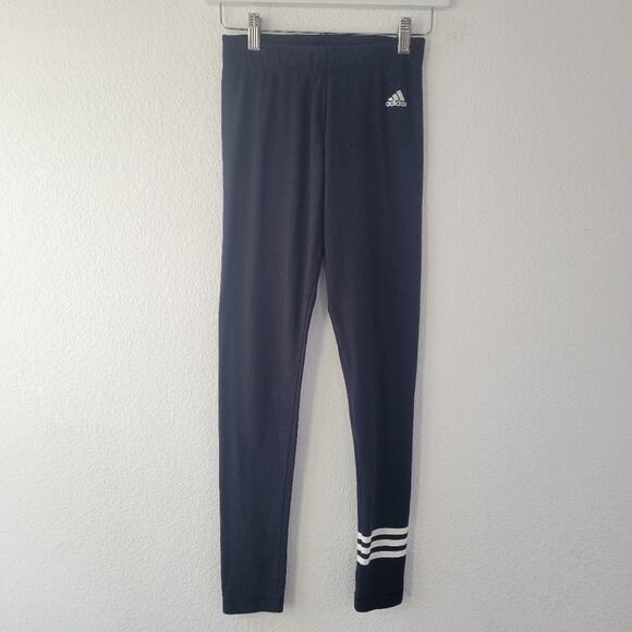 adidas Pants - Adidas Women's Black Cotton Leggings Size XS | Activewear Streetwear Gym Active